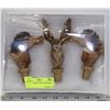Image 1 : BOX W/3 WINE BOTTLE STOPPERS - 1 DEER