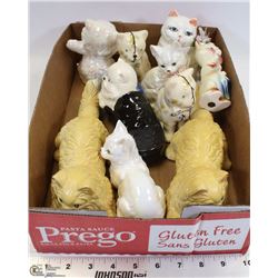 FLAT OF CAT ORNAMENTS