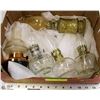Image 1 : FLAT OF MINIATURE VINTAGE OIL LAMPS
