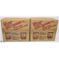 2 CASES OF PLASTIC WHEEL COVERS