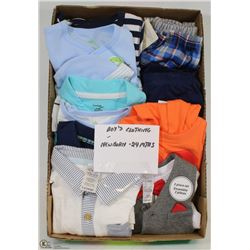 FLAT OF BOYS CLOTHING NEWBORN TO 24 MONTHS