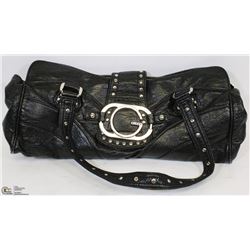 AUTHENTIC BLACK AND SILVER GUESS PURSE NEW