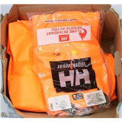 BOX W/ A NEW H/H  FIRE RETARDANT PANTS / JACKET