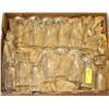 Image 1 : FLAT OF VINTAGE MINIATURE MILK BOTTLES