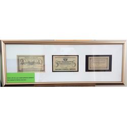 FRAMED & MATTED POLISH BANK NOTES