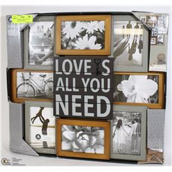 HOMETRENDS "LOVE IS ALL YOU NEED" MULTI PICTURE