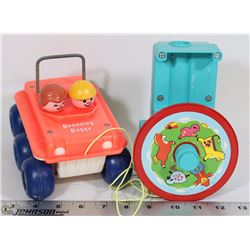 SET OF 2 FISHER PRICE TOYS BOUNCING