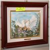 Image 1 : RUBY'S COLLECTION CERAMIC FRAMED ART OF DOVES