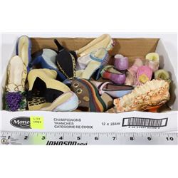FLAT OF 13 LITTLE COLLECTOR SHOES