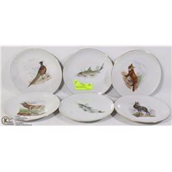 SET OF 6 WINTERLING MARKTLUETHEN PLATES