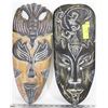 Image 1 : PAIR OF TIKI MASKS