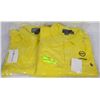Image 1 : TWO NEW POLO SHIRTS - YELLOW (MED)