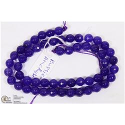 #114 RUSSIAN AMETHYST LOOSE BEAD NECKLACE 15"