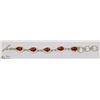 Image 1 : #33 GOLDEN TOPAZ GEMSTONE BRACELET