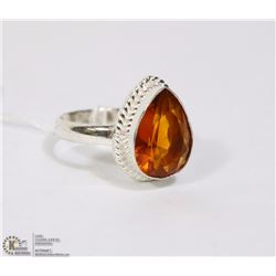 #32 GOLDEN TOPAZ GEMSTONE RING