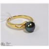 Image 1 : #47 FRESH WATER PEARL RING .925 STERLING SILVER