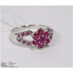 #68 RED RUBY GEMSTONE RING