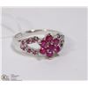 Image 1 : #68 RED RUBY GEMSTONE RING