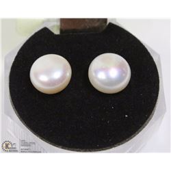 #37 FRESH WATER PEARL EARRING .925 STERLING SILVER