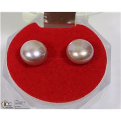 #35 FRESH WATER PEARL EARRING .925 STERLING SILVER