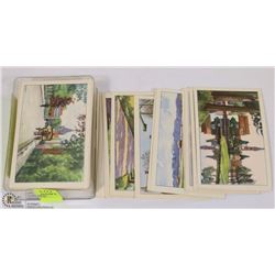 SET OF VINTAGE COLLECTOR TEA CARDS
