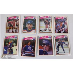 LOT OF 1988 OILERS HOCKEY CARDS