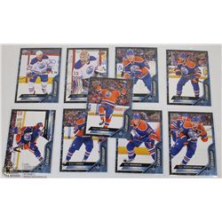 LOT OF 2017 OILERS HOCKEY CARDS