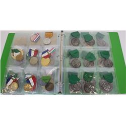 BINDER OF ASSORTED PHOTOGRAPHY MEDALS