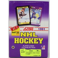 SCORE 1991 SERIES 2  NHL 15 PACK HOCKEY CARDS