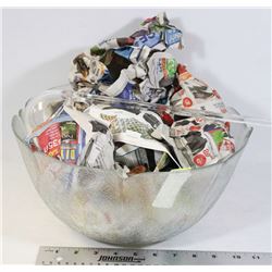 PUNCH BOWL SET WITH MATCHING CUPS AND LADLE