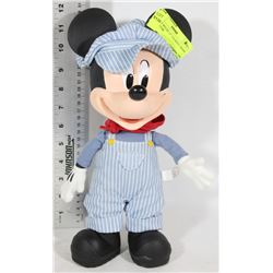 MICKEY MOUSE 12" TALKING TRAIN CONDUCTOR