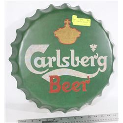 METAL CARLSBERG BEER SIGN