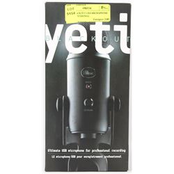 YETI BLACKOUT USB MICROPHONE FOR PROFESSIONAL