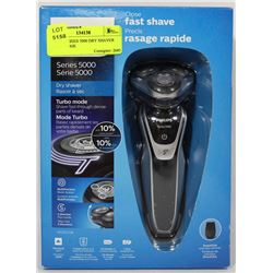 PHILIPS SERIES 5000 DRY SHAVER TURBO MODE