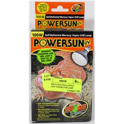 POWERSUN SELF BALLASTED MERCURY VAPOR UVB LAMP
