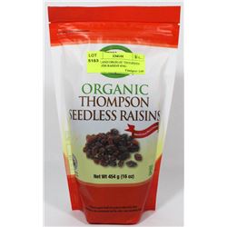 EVERLAND ORGANIC THOMPSON SEEDLESS RAISINS 454G
