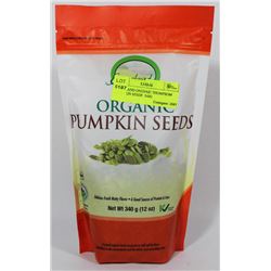 EVERLAND ORGANIC THOMPSON PUMPKIN SEEDS  340G