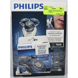 PHILIPS SERIES 7000 RAZOR WITH SHAVING HEAD