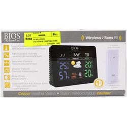 NEW BIOS WEATHER INDOOR/OUTDOOR TEMPERATURE
