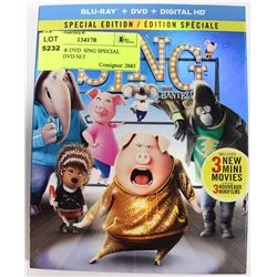 BLURAY & DVD  SING SPECIAL EDITION DVD SET