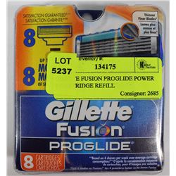 GILLETTE FUSION PROGLIDE POWER  8 CARTRIDGE REFILL