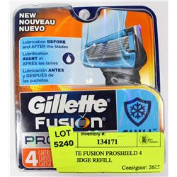 GILLETTE FUSION PROSHIELD 4 CARTRIDGE REFILL