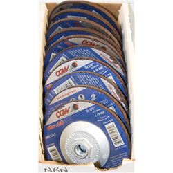 LOT OF 10 CGW PIPELINE 5 X 1/4 " GRINDING WHEELS