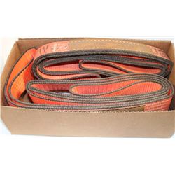 LOT OF 4 CHOKER SLINGS 6' LONG