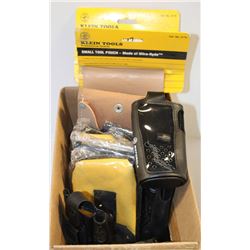 LOT OF ASST KLEIN TOOL POUCHES