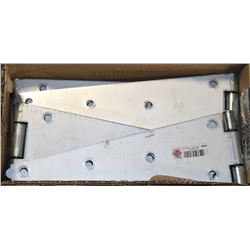 LOT OF SEVEN 5 BOLT HINGES