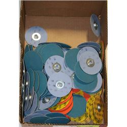 LOT OF ASST SMALL SANDING DISCS