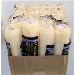 BOX OF 20 ONE COAT PAINT ROLLERS