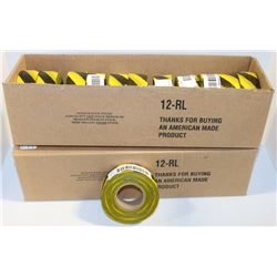 2 BOXES OF CAUTION STRIP TAPE 24 ROLLS IN TOTAL