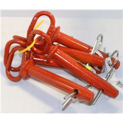 LOT OF FIVE 6" HITCH PINS